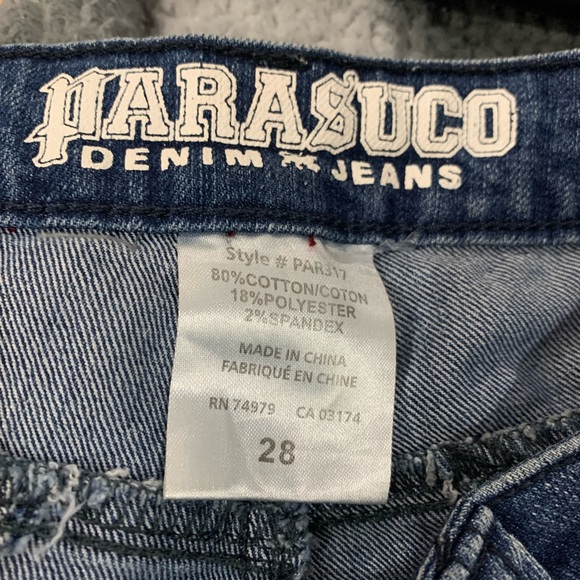 Parasuco Denim jean shorts - size 28 - Picture 3 of 3